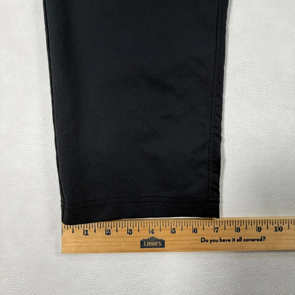 Public Rec Mens Workday Pants Black 36x30 Tapered Stretch Golf Commuter Chino